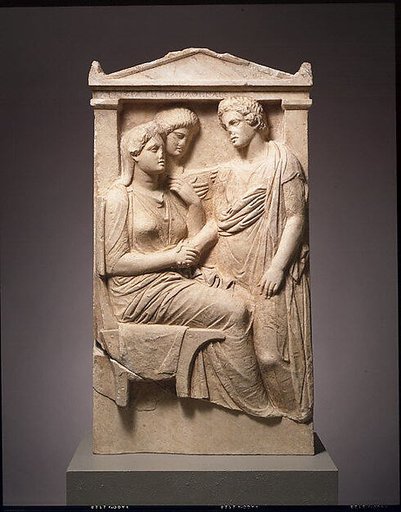 Marble stele (grave marker) of Lysistrate