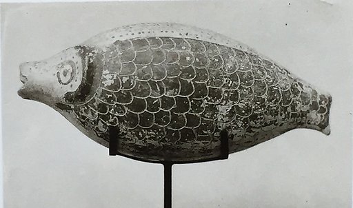 Terracotta vase in the form of a fish