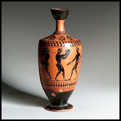 Terracotta lekythos (oil flask)
