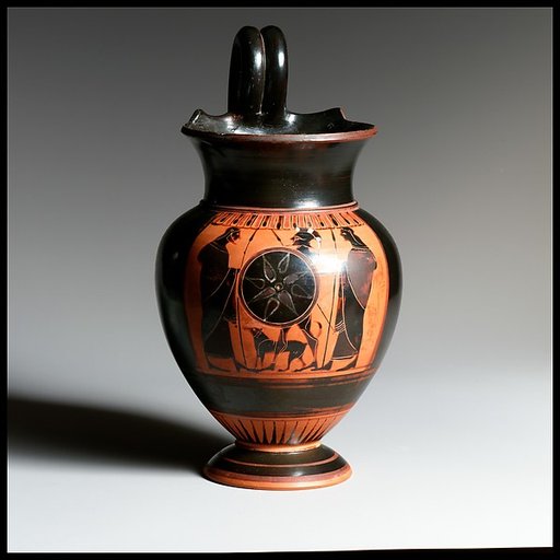 Terracotta oinochoe (jug)