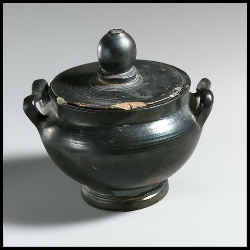Terracotta pyxis (box)