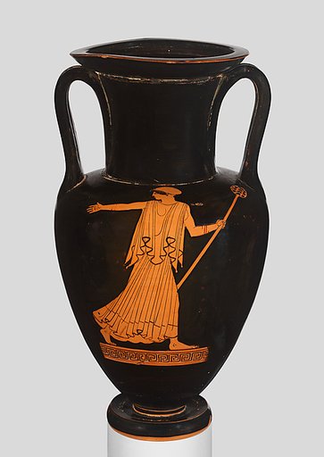 Terracotta Nolan neck-amphora (jar)