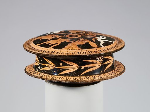 Terracotta pyxis (box)