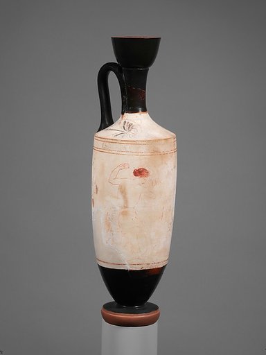 Terracotta lekythos (oil flask)