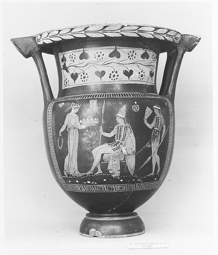 Terracotta column-krater (mixing bowl)