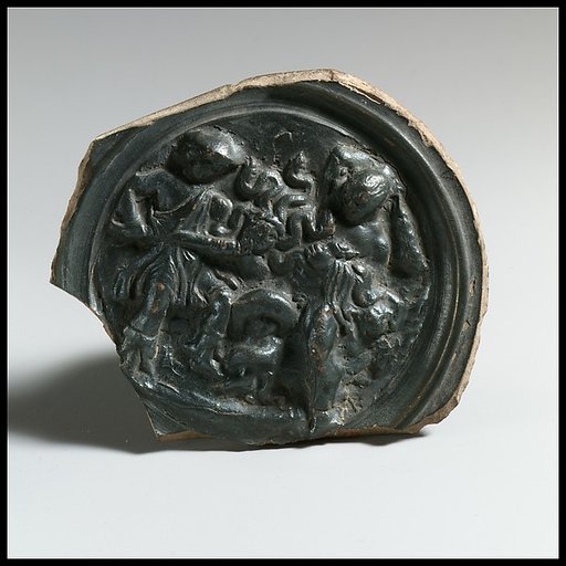 Terracotta tondo from a phiale (libation bowl)