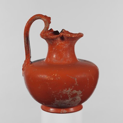 Terracotta oinochoe (wine jug)