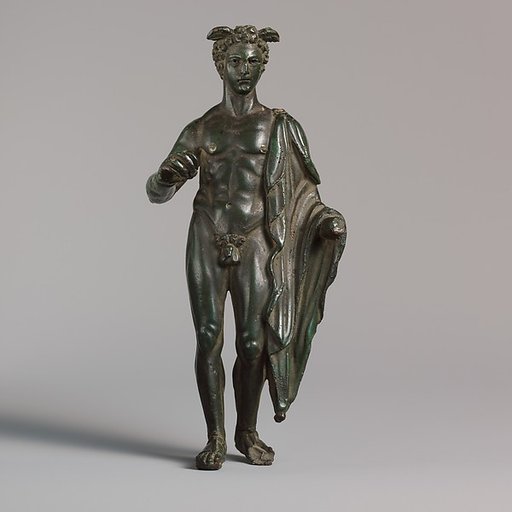 Bronze statuette of Mercury