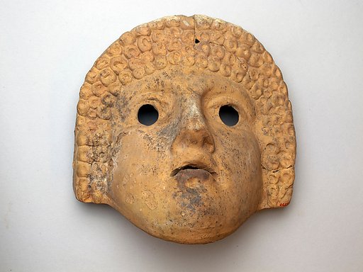Mask, tragic female