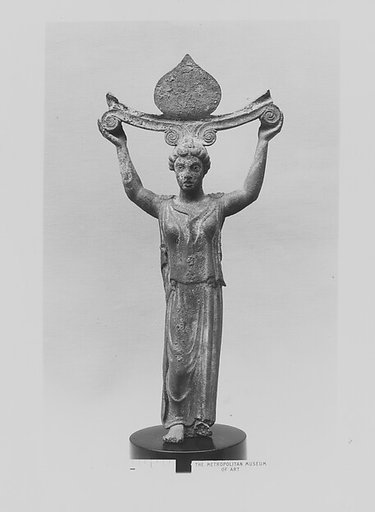 Bronze mirror stand