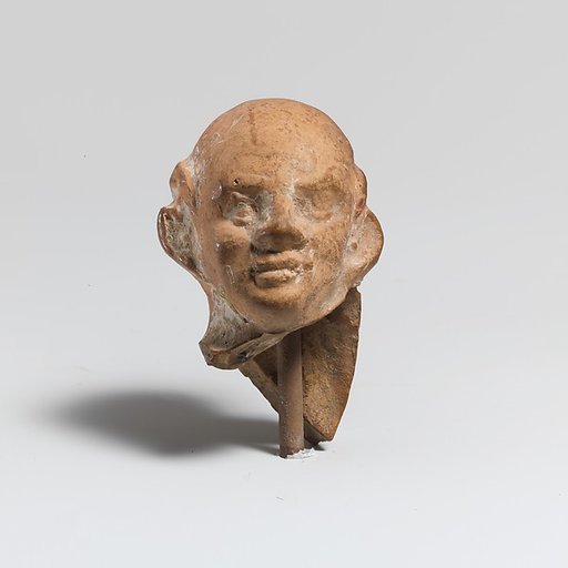 Terracotta head of a man