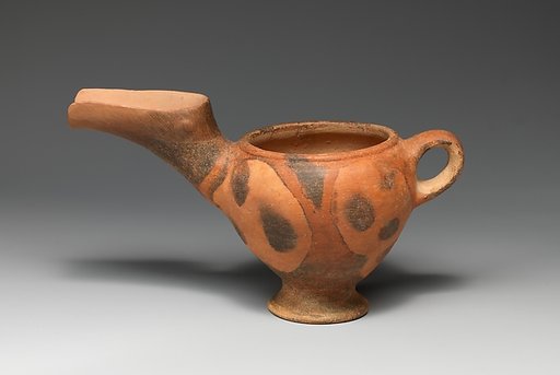 Terracotta beak-spouted jar, Vasiliki ware