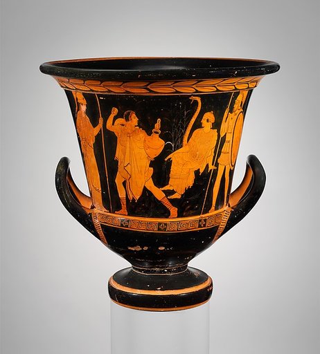 Terracotta calyx-krater (bowl for mixing wine and water)