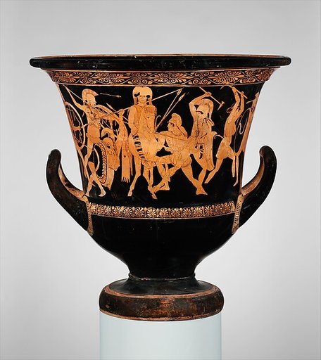 Terracotta calyx-krater (bowl for mixing wine and water)