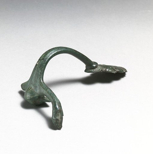 Bronze handle of a vessel