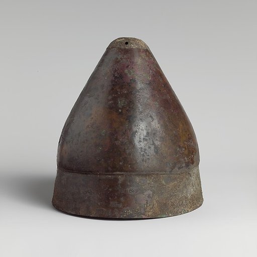 Bronze pilos (helmet of conical shape)