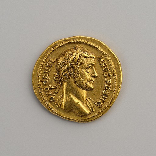 Gold aureus of Diocletian