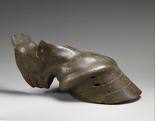 Bronze hoof of a horse
