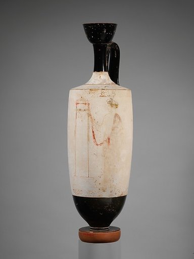 Terracotta lekythos (oil flask)
