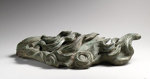 Bronze tail of a horse