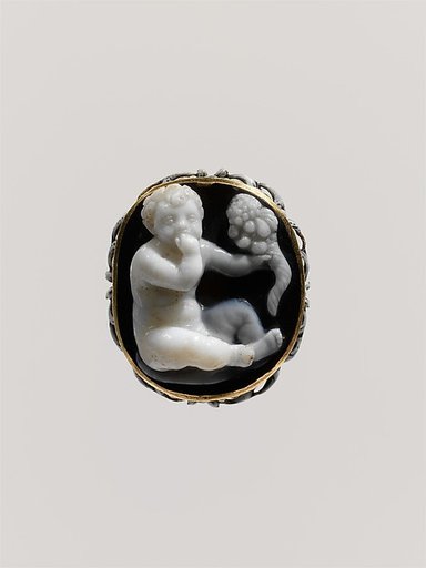 Sardonyx cameo of the infant Harpokrates