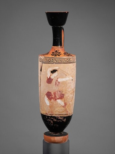 Terracotta lekythos (oil flask)