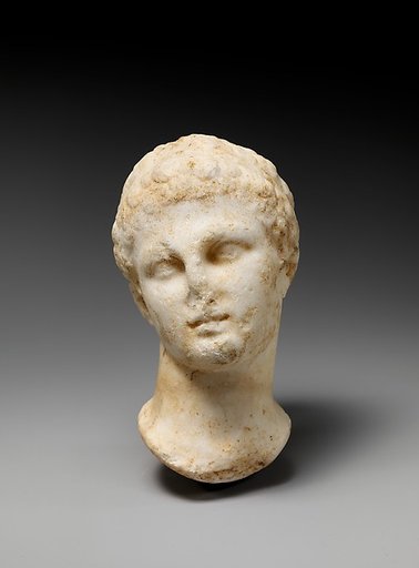 Marble head of a youth