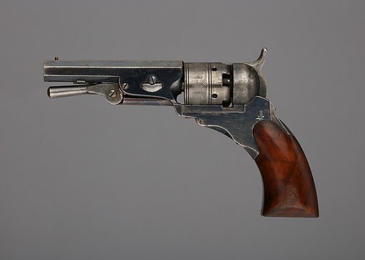 Colt Paterson Pocket Percussion Revolver, Fourth Ehlers Model, serial no. 152, with Case and Accessories