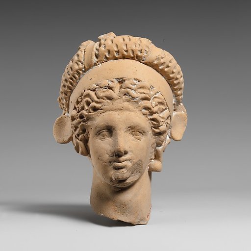 Terracotta head of a youth