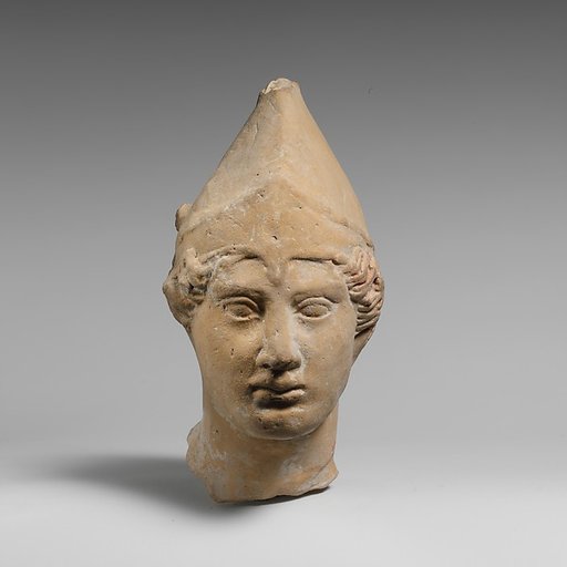 Terracotta head of a youth