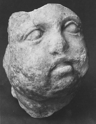 Marble head of a boy