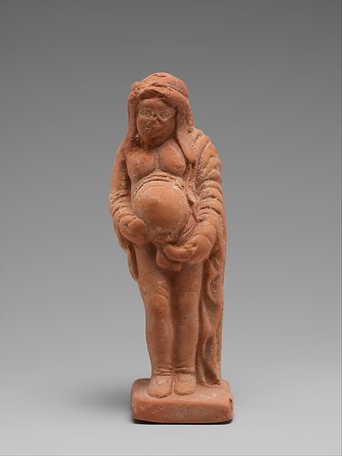 Terracotta statuette of an actor