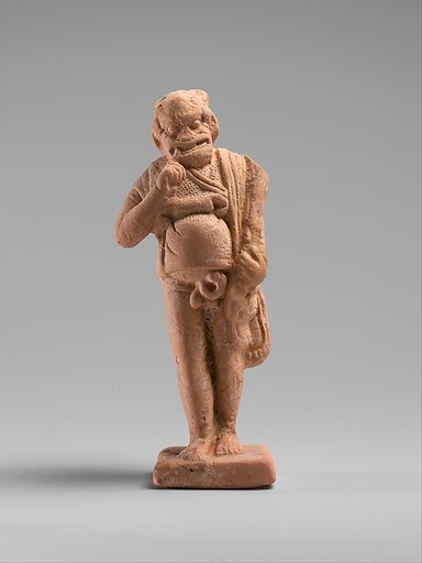 Terracotta statuette of an actor