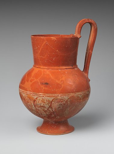 Terracotta jug