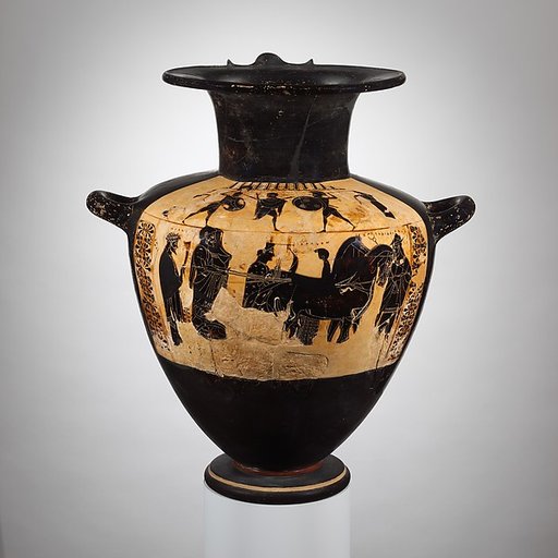 Terracotta hydria (water jar)