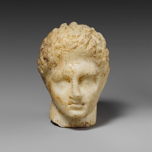 Marble head of a youth