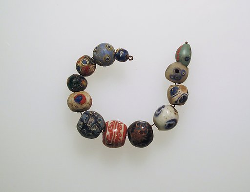 Glass mosaic beads