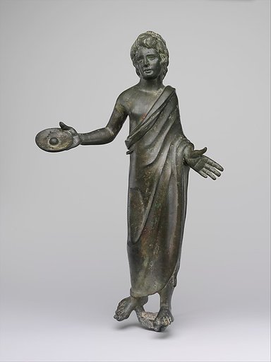 Bronze statuette of a priest