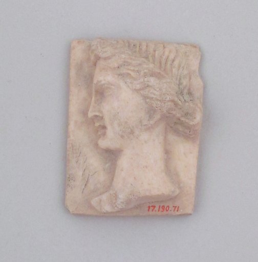 Relief of a head of woman
