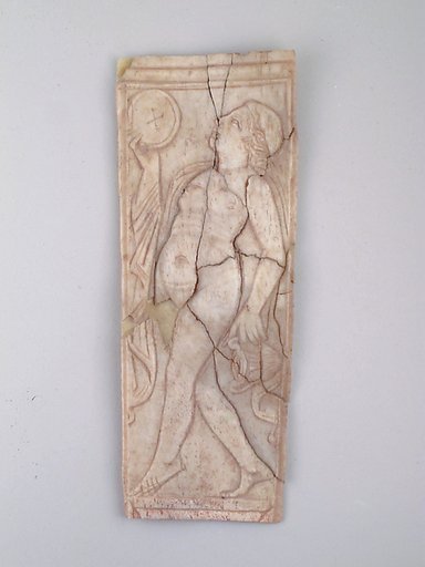 Plaque from casket