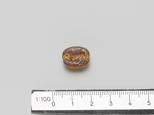 Glass scarab