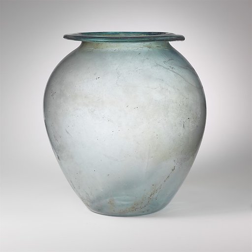 Glass cinerary urn (olla)