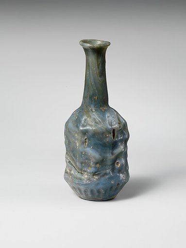 Glass hexagonal bottle