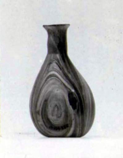 Glass mosaic perfume bottle