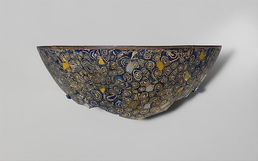 Gold-glass mosaic bowl fragment
