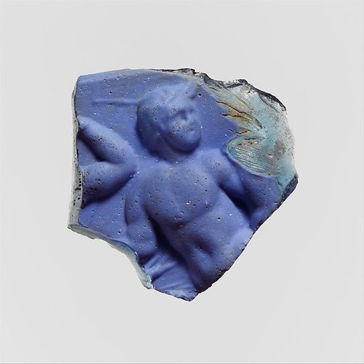 Glass plaque fragment