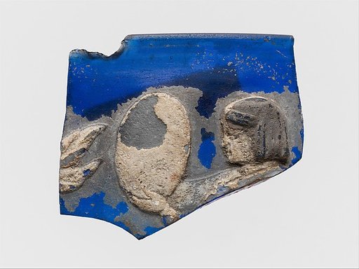 Glass cameo cup fragment