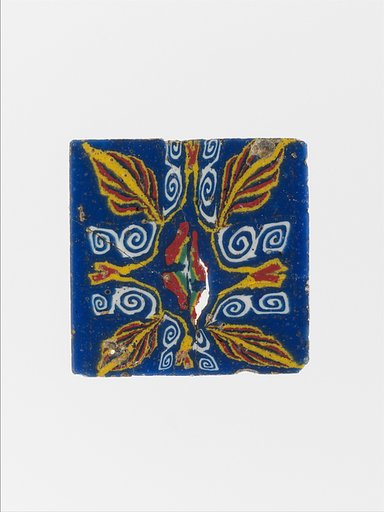 Glass mosaic inlay