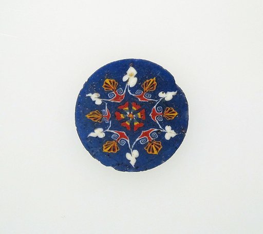 Glass mosaic inlay