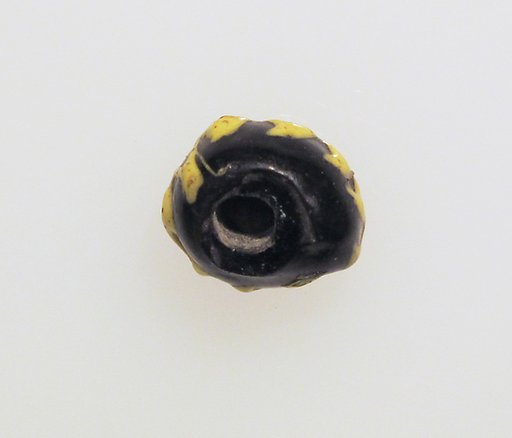 Glass pendant in the form of a jar
